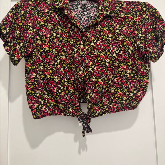 American Apparel Floral Patterned Top - Picture 1 of 4
